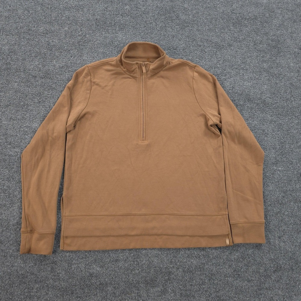 Travis Mathew Sweatshirt Womens M Brown Shadow Mirage Cloud Performance Golf